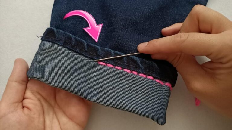 Questo trucco per accorciare i jeans ti lascerà a bocca aperta…