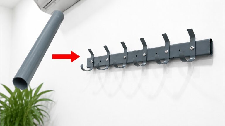 10 idee fai-da-te per un appendiabiti in tubo PVC che ti stupiranno!