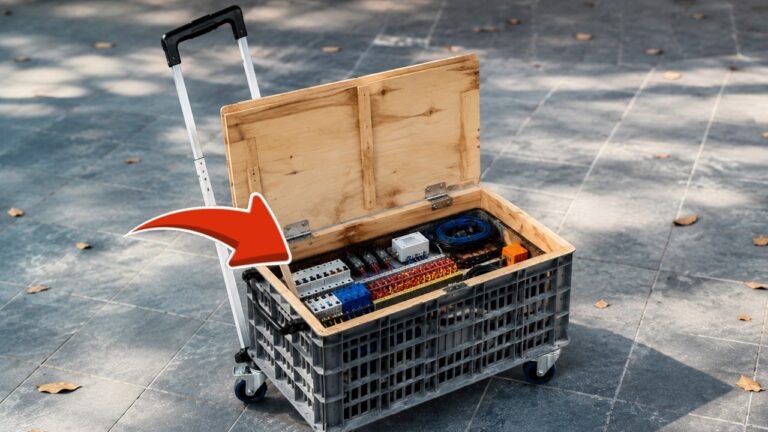 Crea il tuo carrello portatile: 5 idee geniali per organizzare l’officina!