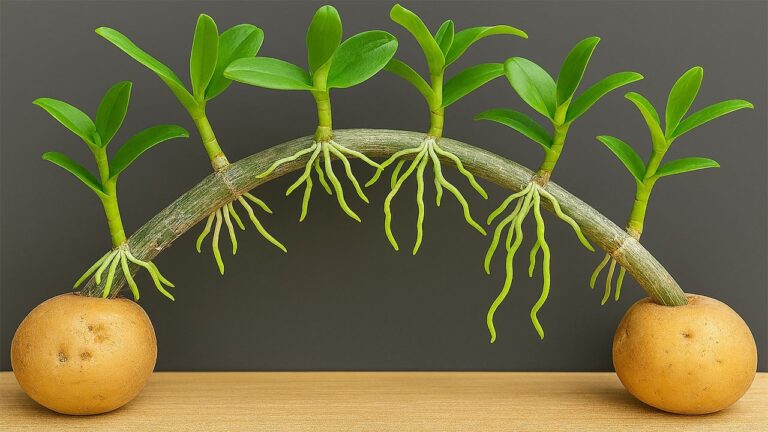 Scopri 5 trucchi per propagare orchidee usando una semplice patata!