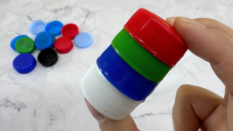 5 idee geniali per riciclare i tappi delle bottiglie di plastica