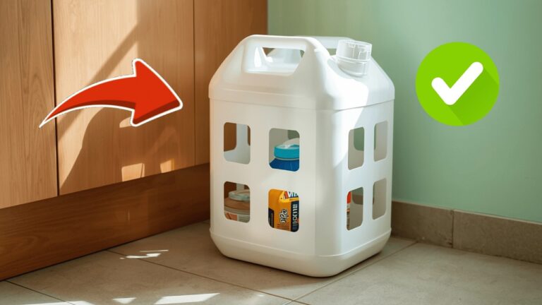 5 idee per trasformare una scatola di plastica in un elegante cestino portaoggetti