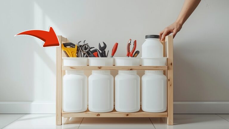 Trasforma 1 barattolo di plastica in un geniale organizer per strumenti!