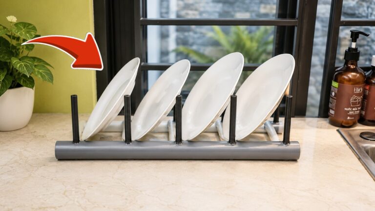 5 idee incredibili per un portapiatti in PVC da avere in cucina