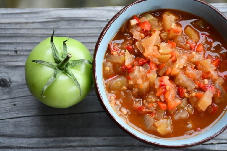 Salsa di pomodori verdi fatta in casa: il trucco per un gusto unico