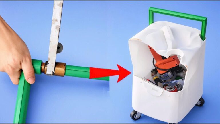 Crea un utile porta attrezzi in 5 minuti con materiali riciclati!