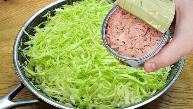 4 ricette irresistibili con cavolo, tonno in scatola e patate! Scopri come!