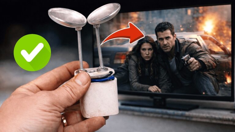 5 trucchi geniali per migliorare il segnale TV con lattine di alluminio!