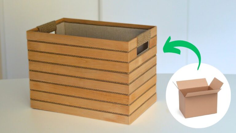 5 Idee per Creare un Organizer Fantastico con Scatole di Cartone!