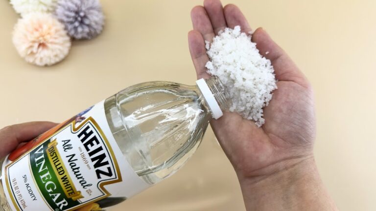 Scopri 5 incredibili usi del sale e aceto bianco per la tua casa!