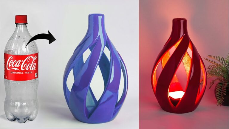 5 idee creative per lampade e vasi con bottiglie di plastica!