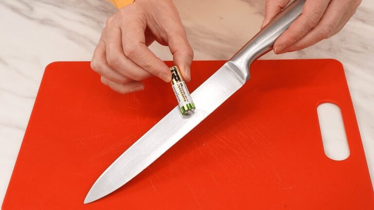 5 trucchi per rendere il tuo coltello affilato come un rasoio! Scopri come!