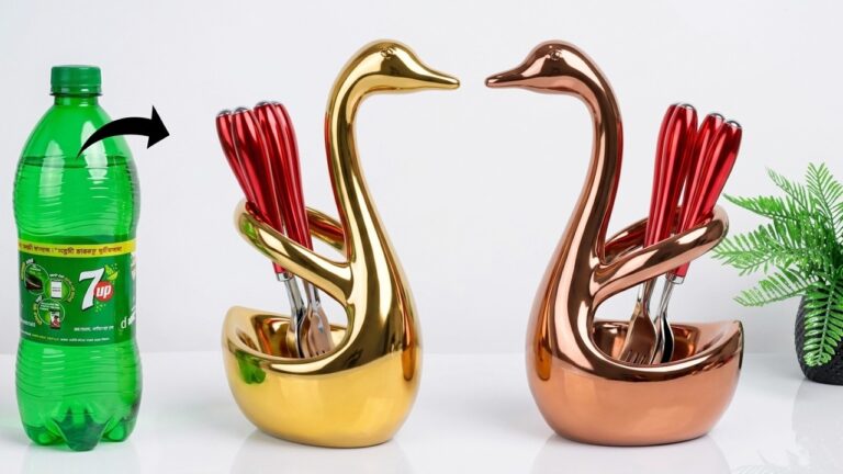 Crea 5 eleganti porta cucchiai a forma di cigno in pochi semplici passi!