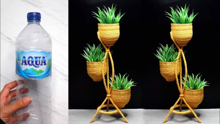 10 idee creative per vasi di fiori con bottiglie di plastica riciclate