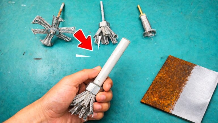 Trasforma un tubo rotto in 5 strumenti per rimuovere la ruggine facilmente!