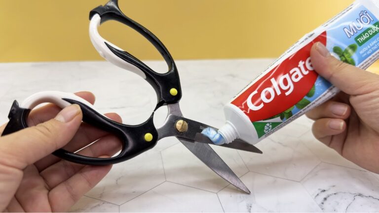 5 Modi Incredibili Per Utilizzare Il Dentifricio Sulle Forbici! Scopri Come!